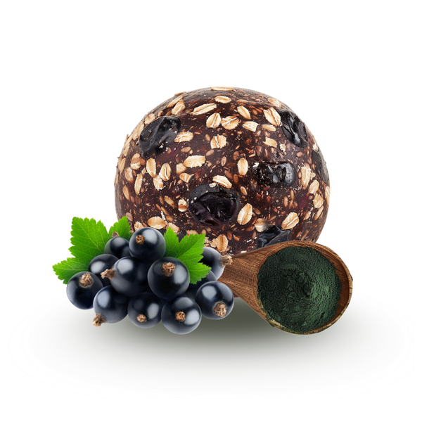 Balls bio protéinées cassis spiruline (prêt à vendre) - 3