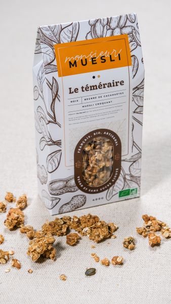Muesli téméraire noix et beurre de cacahuète bio - 1